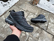 Чоловічі зимові кросівки з хутром Salomon XT-6 Gore-tex Grey сірі водонепроникні, фото 4