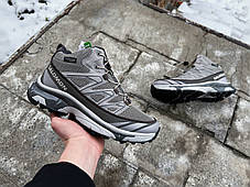 Чоловічі зимові кросівки з хутром Salomon XT-6 Gore-tex Beige бежеві водонепроникні, фото 3