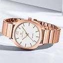 Жіночий наручний класичний годинник Naviforce Rome (Рожеве золото), фото 3