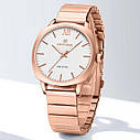 Жіночий наручний класичний годинник Naviforce Rome (Рожеве золото), фото 5