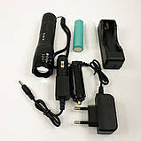 Ручний ліхтарик led BL-1831 T6 Police Zoom, Ліхтарик тактичний ручний, LQ-776 Ліхтарик bl, фото 7