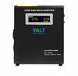 Комплект резервного живлення: ДБЖ / Інвертор Volt Polska SINUS PRO 500W та гелевий акумулятор 4SUN MAXX GEL, фото 4