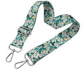 Ремінь для сумки через плече 38мм Кольоровий фурнітура нікель #29630