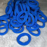 Набір гумок для волосся, Калуш 4 см, колір- синій, арт 016156,  упаковка 25 шт, Синій