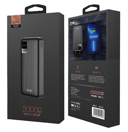 Power Bank King Power KP-211 20000mAh 22.5W Black, фото 3