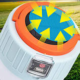 Ліхтар кемпінг переносний 509-20LED, power bank, Li-Ion акумулятор, сонячна батарея, HE-614 ЗУ microUSB, фото 9