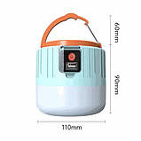 Ліхтар кемпінг переносний 509-20LED, power bank, Li-Ion акумулятор, сонячна батарея, HE-614 ЗУ microUSB, фото 8