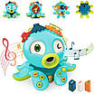 Інтерактивна іграшка восьминіг Розвиваюча музична гра сортер кольори барабан пальчикові ігри англійська, фото 5