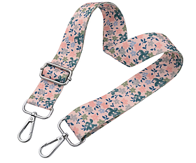 Ремінь для сумки через плече 38мм Кольоровий фурнітура нікель #29642