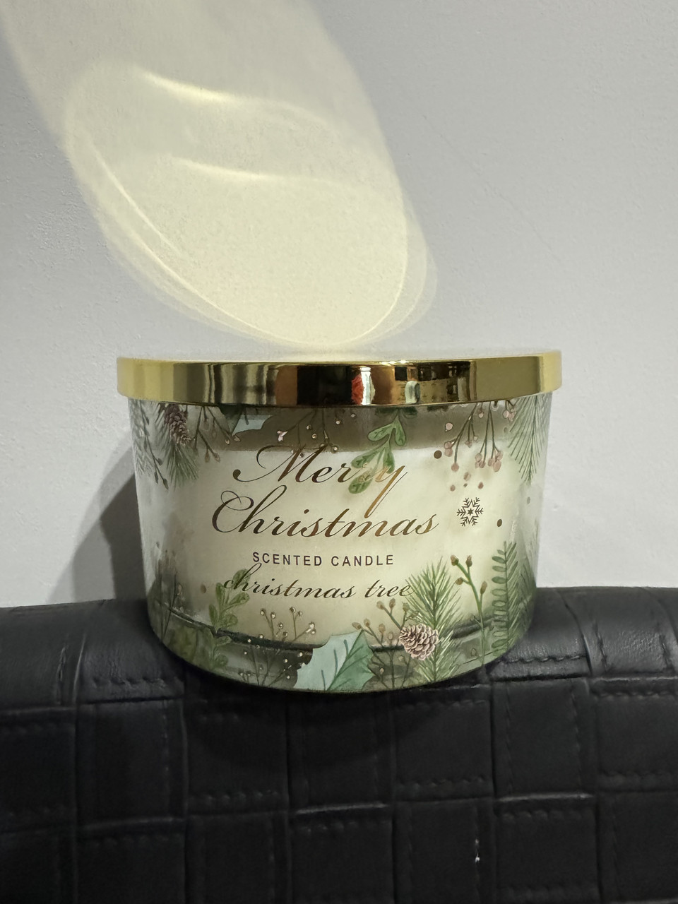 Ароматична свічка Merry Christmas Home Premium Edition 13,5*8 см з трьома гнотами, фото 1