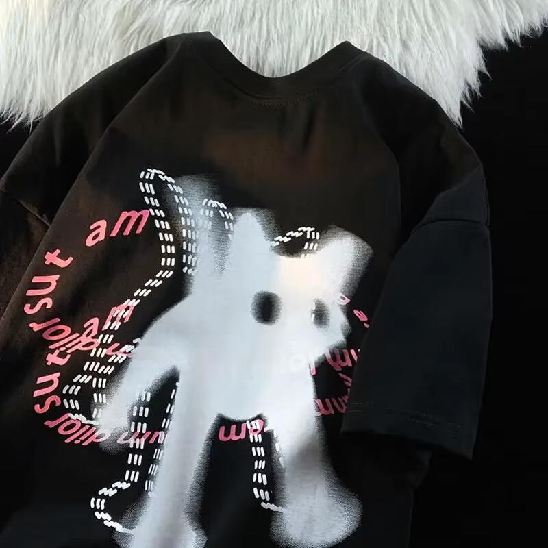 Футболка оверсайз Kittys чорна
