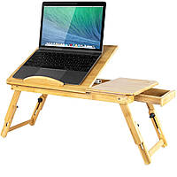 Стіл для їжі в ліжку, стіл для їжі в ліжку (бамбуковий), Стіл ліжевий, Стіл таця для ліжка, OSP