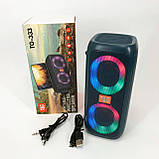 Вулична блютуз колонка з гучним звуком TG333, Портативна бездротова колонка з FC-522 хорошим звуком, фото 6