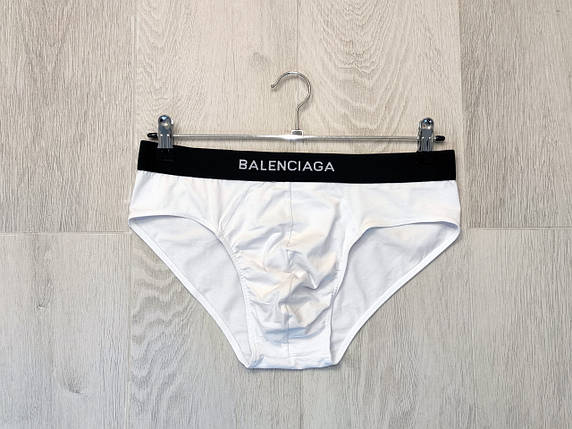 Чоловічі труси сліпи Balenciaga білі, фото 1