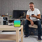 Бездротова Bluetooth колонка з 2 мікрофонами, USB, ZX-03 / Портативна блютуз колонка / Караоке для дітей, фото 5