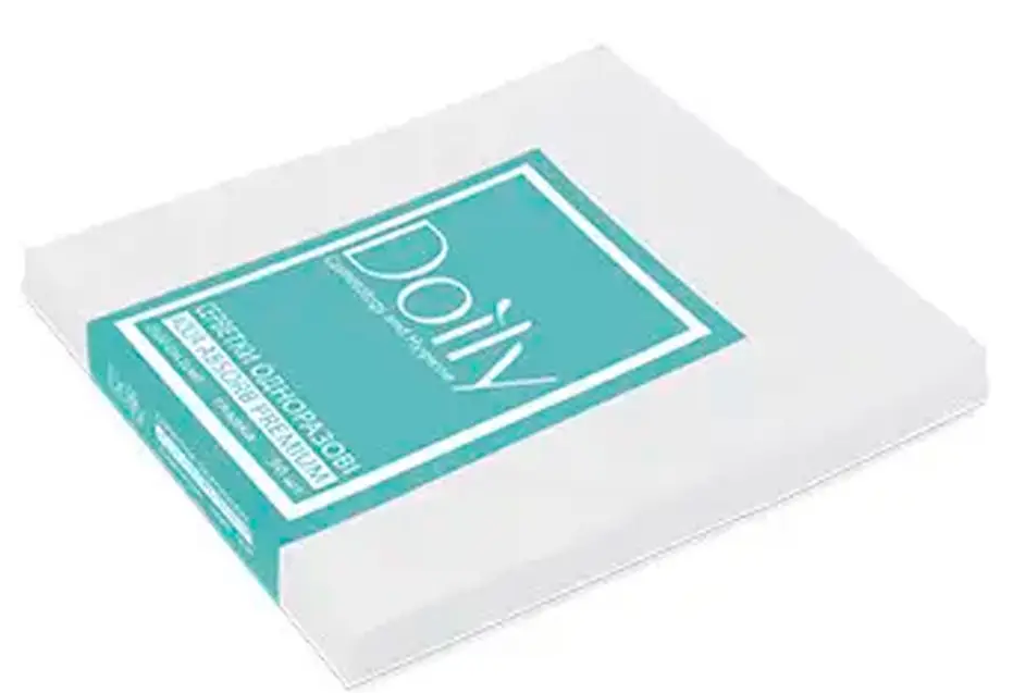 Серветки, целюлоза, 20х30 см AQUA Absorb, Гладкі, 50 г/м2, ТМ Doily (50 шт./пач.)