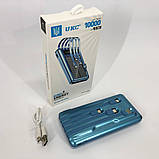 Павербанк з швидкою зарядкою для смартфонів 10000 mAh, Power Bank для телефону, ER-923 Стільниковий акумулятор, фото 7