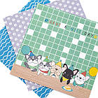 Набір одностороннього паперу 15.2*15.2см 12аркушів SPK069, фото 5