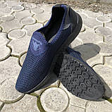 Кросівки чоловічі верх з дихаючої 44 размер, Полегшені чоловічі кросівки, Літні тканинні IU-325 кросівки літо, фото 5