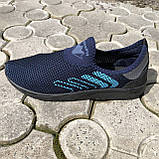 Кросівки чоловічі верх з дихаючої 44 размер, Полегшені чоловічі кросівки, Літні тканинні IU-325 кросівки літо, фото 9