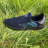 Кросівки чоловічі верх з дихаючої 44 размер, Полегшені чоловічі кросівки, Літні тканинні IU-325 кросівки літо, фото 2