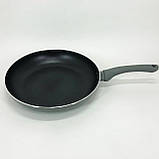 Якісна сковорідка WELL DONE WD-1018W 28 см, Емальована сковорода для смаження WY-858 на грилі, фото 4