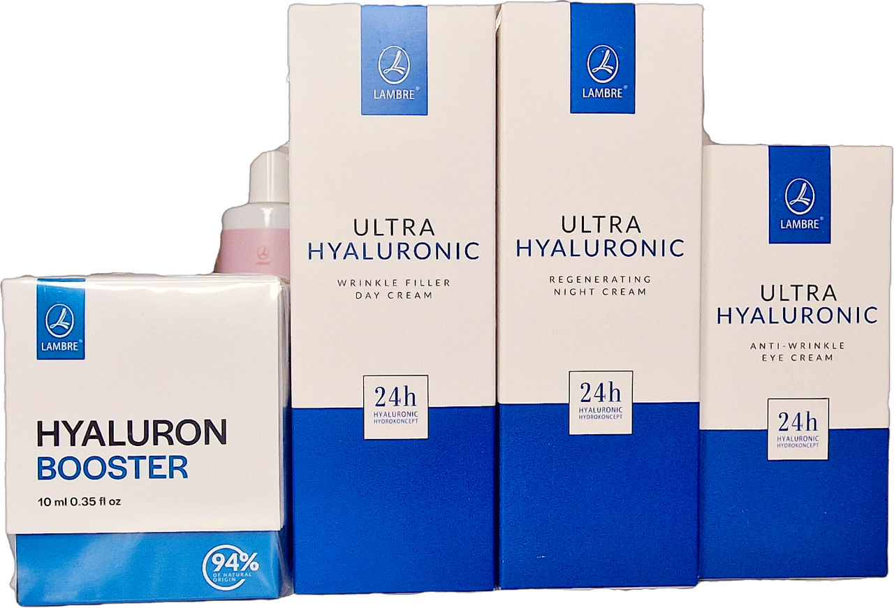 Активно зволожуюча, омолоджуюча лінія з гіалуронової кислотою ULTRA LINE HIALURONIC, фото 1