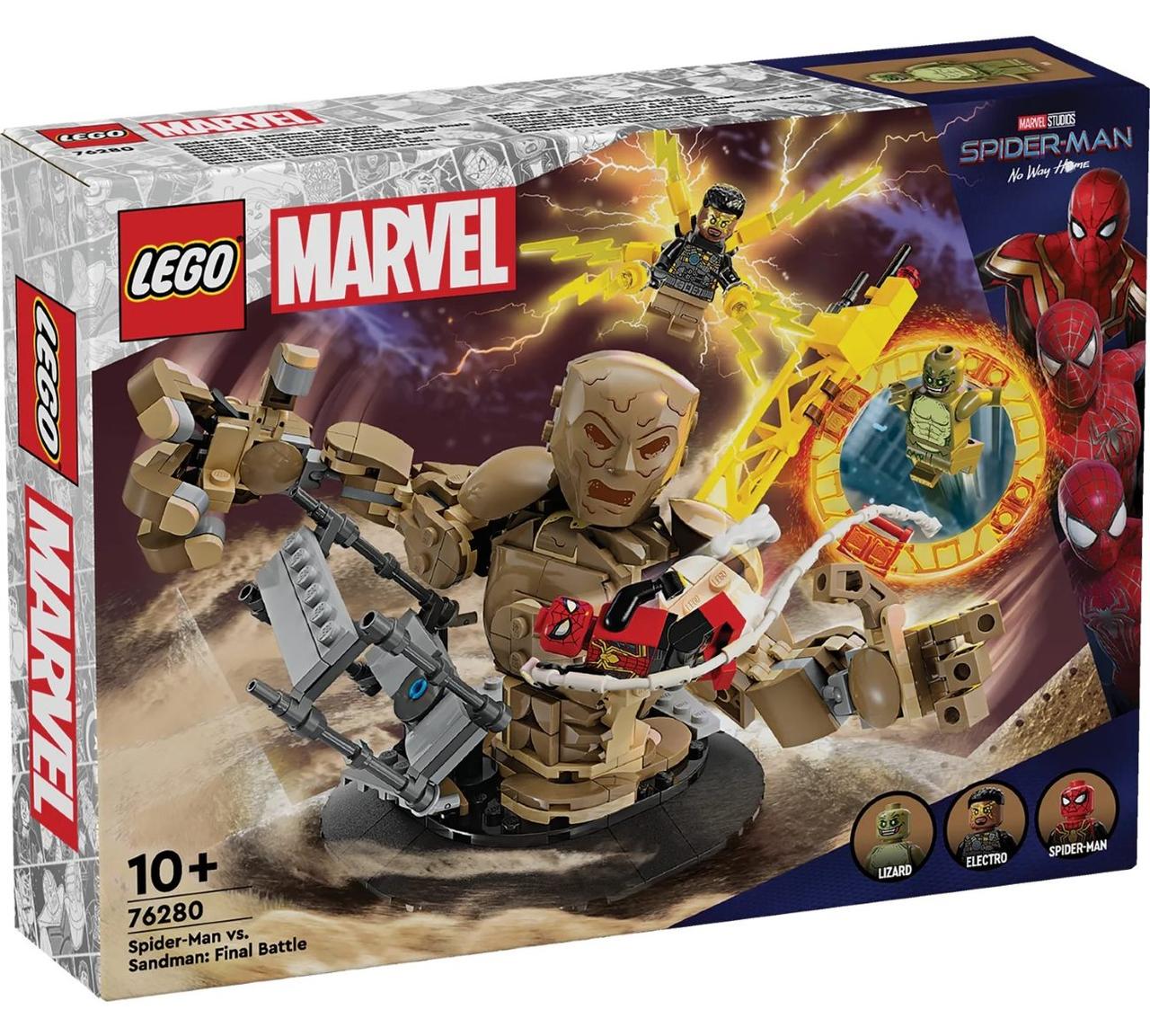 LEGO Конструктор Marvel Людина-Павук vs. Піщана людина: Вирішальна битва