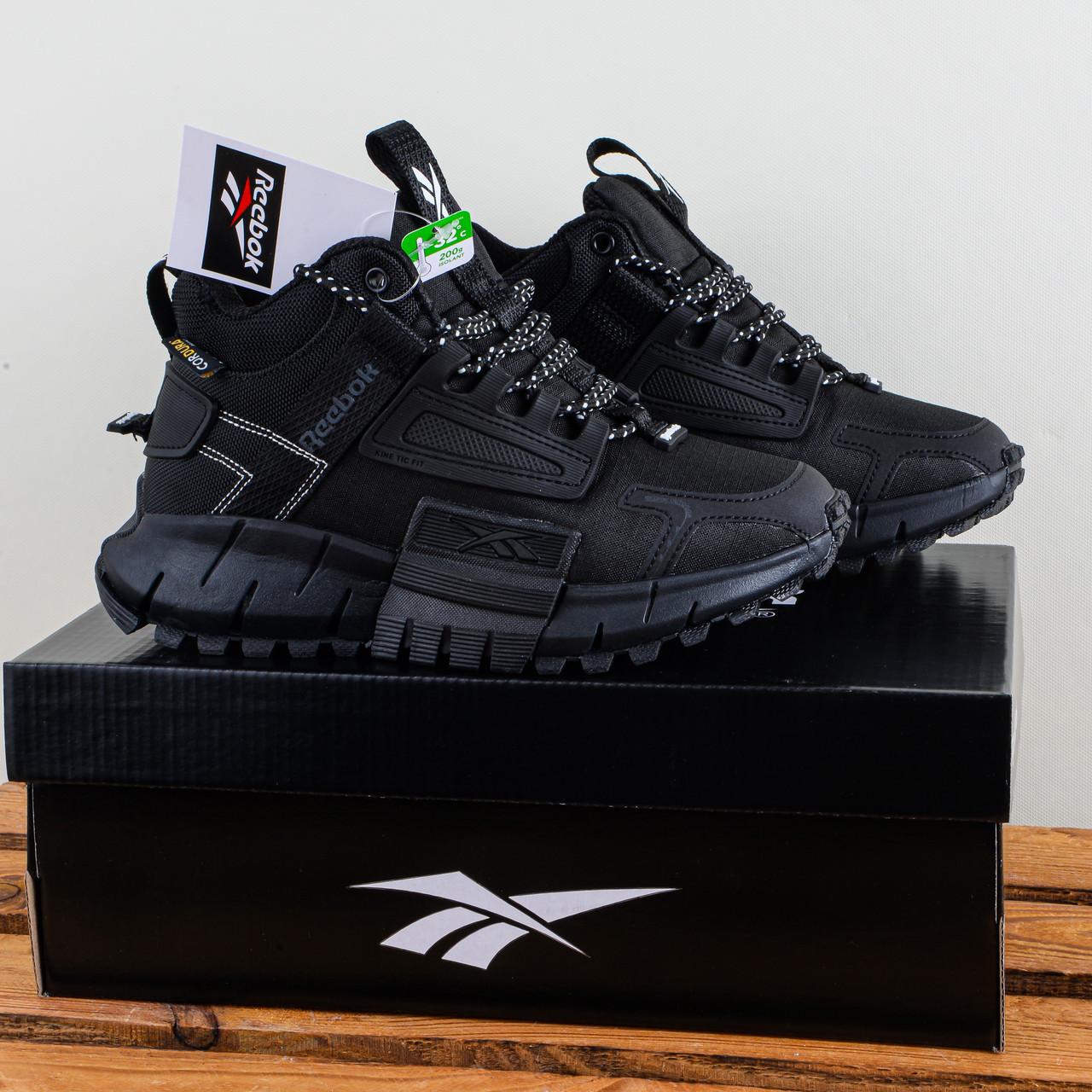 РОЗПРОДАЖ!! ЗИМОВІ Кросівки черевики Reebok Zig Kinetica високі на хутрі