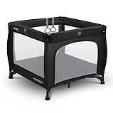 Дитячий манеж Caretero Quadra Black, фото 2