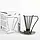 Пуровер Cafec Deep 27 Tritan Flower Dripper Clear Black, фото 8