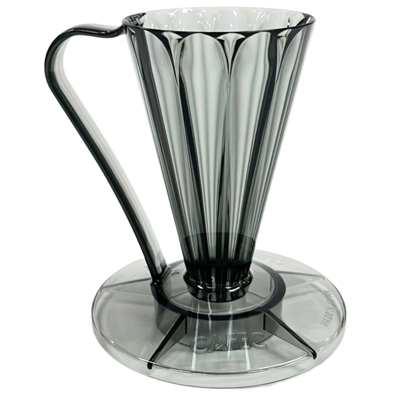 Пуровер Cafec Deep 27 Tritan Flower Dripper Clear Black, фото 1