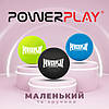 Масажний силіконовий м'яч PowerPlay PP-4354 Silicone Lacrosse Ball (6.3см.) Чорний, фото 6