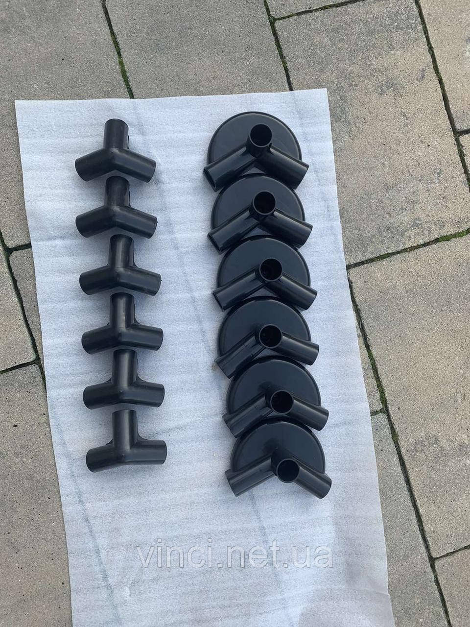 Пластикові зєднання для шестигранних манежів (6шт нижніх і 6шт верхніх), фото 1