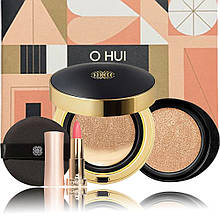 Зволожуюча тональна основа-кушон з атласним ефектом в наборі O HUI Ultimate Cover Mesh Cushion new