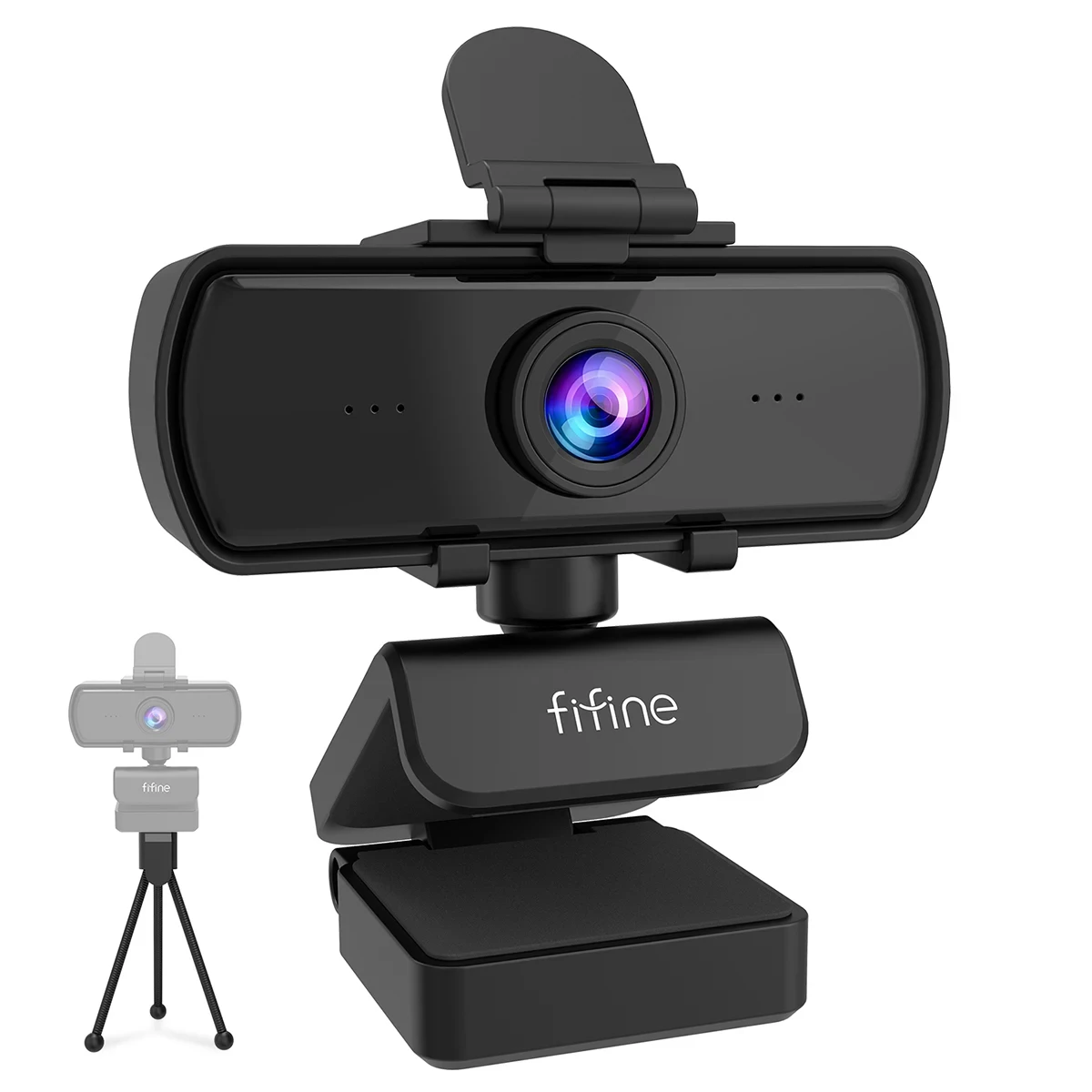 Вебкамера FIFINE 1440p QHD USB, 4MP