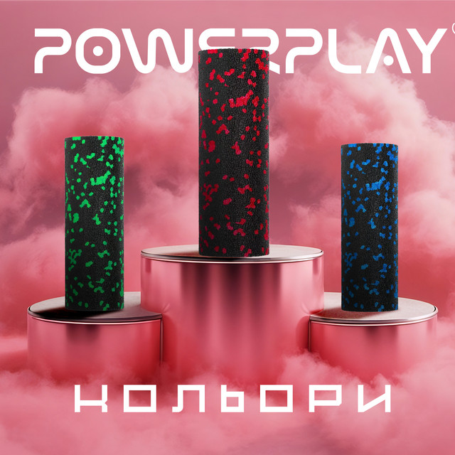 Масажний ролик (роллер) гладкий PowerPlay PP-4346 Mini EPP Foam Roller Чорно/Червоний (15x5,3см.) 5 6400336097 w640 h2048 bez nazvi 5 2