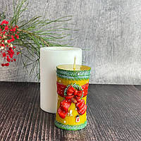 Форма для свічок - Циліндр Різдвяний