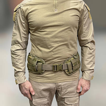Пояс розвантажувальний з Моллі, Піксель, WINTAC, Cordura 1000D, варбелт, покращений тактичний бойовий пояс, розвантаження поясне, фото 1