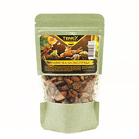 Корм для рептилій, їжаків, птахів, гризунів і риб TerriX Лялечки шовкопряда 50 г