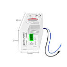 Датчик споживання електроенергії 63А 1P+N Zigbee, енергометр Zemismart SPM01, фото 4
