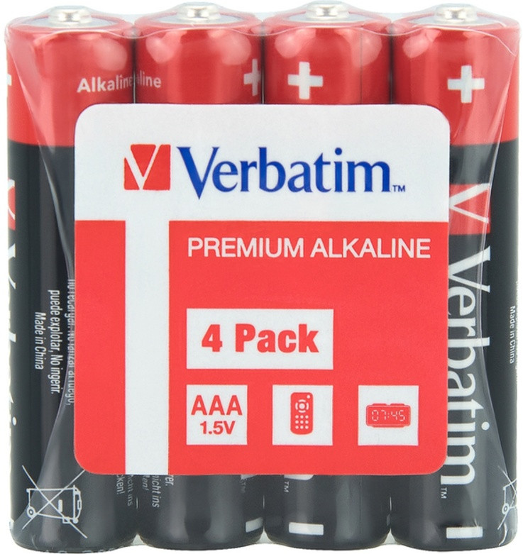 Батарейка LR03 AAA Verbatim Premium Alkaline 49500