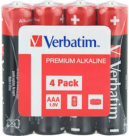 Батарейка LR03 AAA Verbatim Premium Alkaline 49500