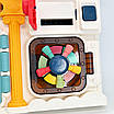 Розвиваюча іграшка бізіборд Ігровий будиночок з сейфом замками Монтессорі вивчення кольорів форм підсвічування звуки, фото 4