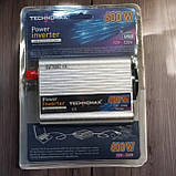 Інвертор Technomax TM-9201 600w перетворювач напруги з апроксимованою синусоїдою 12V-220V/50Гц, фото 6