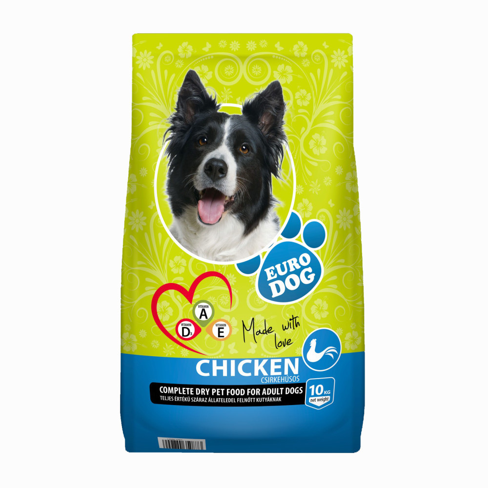 Сухий корм для собак усіх порід із яловичиною EuroDog Beef 10 кг