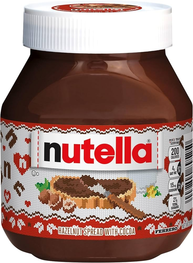 Паста Шоколадно-Горіхова Nutella Ferrero Нутелла Ферреро 1 кг Німеччина (8 шт/1 уп)