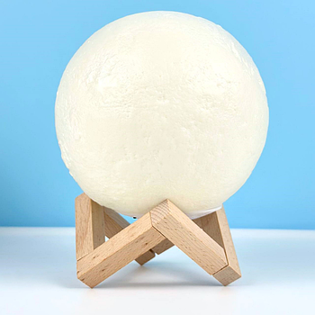 Нічник Moon Light 3D із сенсорним перемиканням 13см