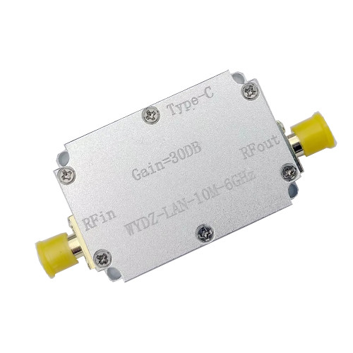 Підсилювач антенний LNA 10МГц-6ГГц, до 30дБ, WYDZ-LAN-10M-6GHz