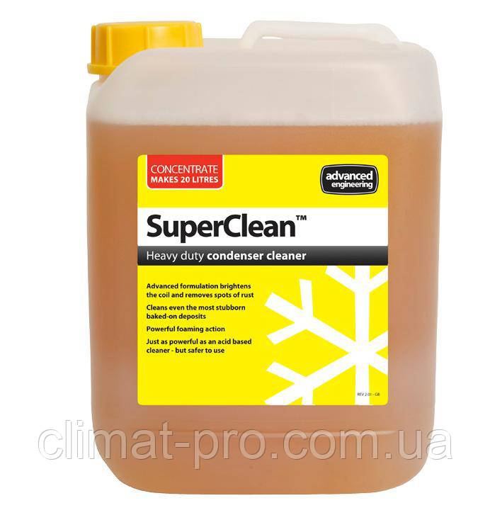 Надпотужний очисник теплообмінників кондиціонерів Advanced SuperClean 5 літрів